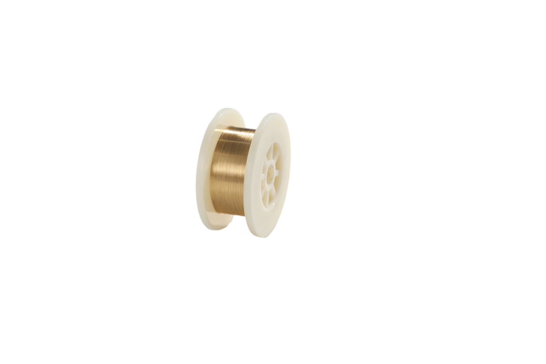 Fio de Tungstênio Banhado a Ouro com Diâmetro Ultra Fino de 0,011mm para a Indústria de Dispositivos Médicos