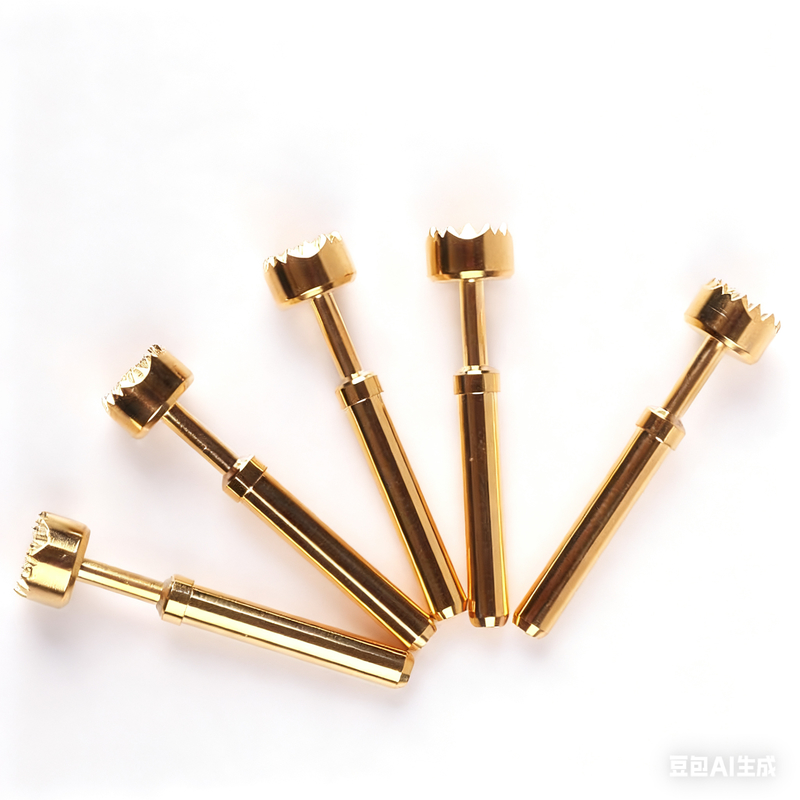 Spring Plungers Test Probe Brass Pogo Pin For PCB Dock Adapter Keyboard Battery Charger