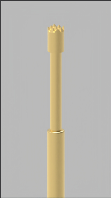 Proba de prova de mola de 100 milhas com ponta de coroa e pistão BeCu para alta precisão de golpe