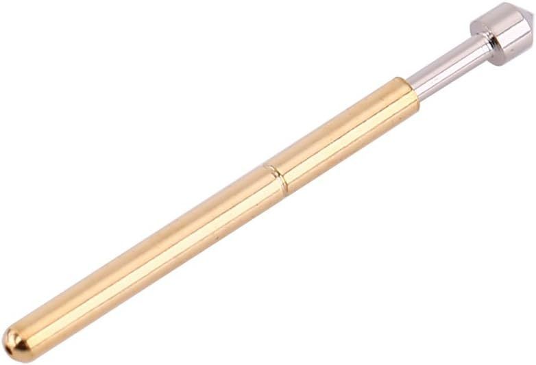 Proba de contato de mola Pogo Pin com corrente nominal de 3A 50mΩ Resistência e curso de 2,5 mm para teste de PCB