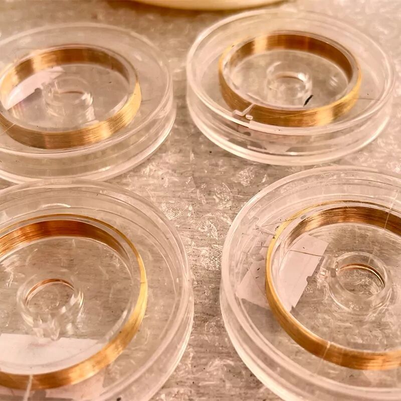 Fio de tungstênio banhado a ouro Fio de ouro de tungstênio Eletrodo de ouro de tungstênio Fio de tungstênio banhado a ouro Fio de tungstênio revestido a ouro