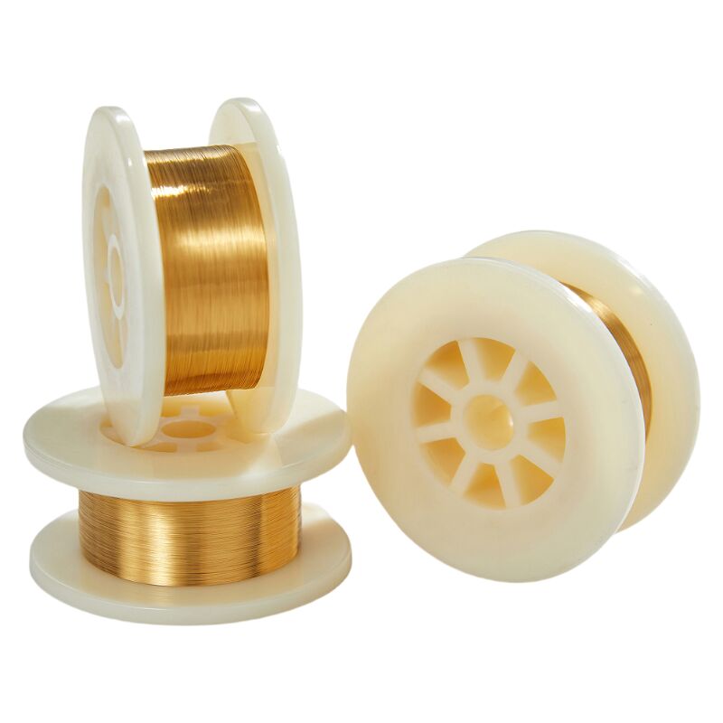 Fio de tungstênio banhado a ouro Fio de ouro de tungstênio Eletrodo de ouro de tungstênio Fio de tungstênio banhado a ouro Fio de tungstênio revestido a ouro