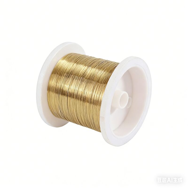 High Purity 99.999% Ultra Fine 25μm/27μm Gold Coated Molybdenum Wire with High Temperature Resistance 450°C para Microelectronics