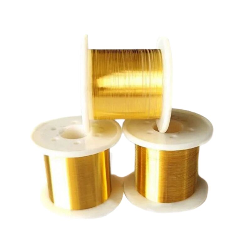 0.003mm Micro Gold Coated Tungsténio Wire Anti-corrosion para ligação de semicondutores