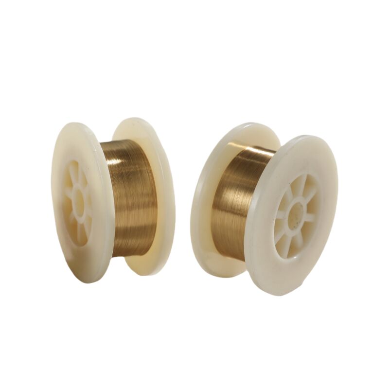 fio de tungstênio folheado ouro do micro diâmetro de 0.0035mm para micro peças eletrônicas do vácuo