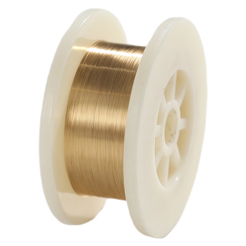 fio de tungstênio folheado ouro do micro diâmetro de 0.0035mm para micro peças eletrônicas do vácuo