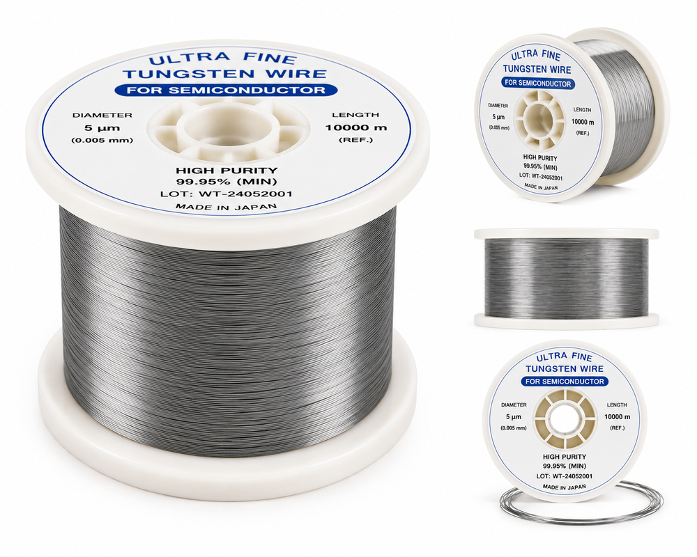 Anticorrosivo de fios de tungstênio superfinos para microfilamentos de semicondutores