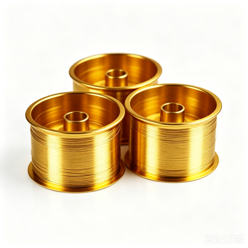 Revestimento personalizado 0,01mm Ultra Fine BeCu Wire Gold Platable RF Sensor Precision Internal Wiring
